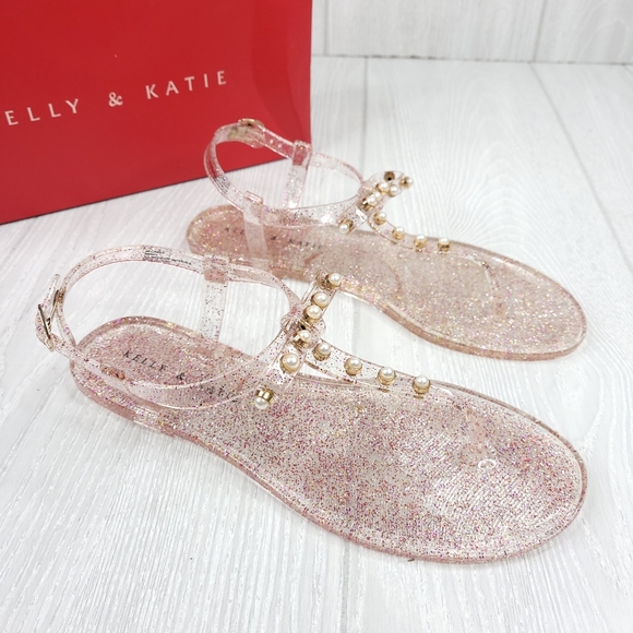 Kelly & Katie Camile Jelly Ankle Strap Sandals - Picture 2 of 6